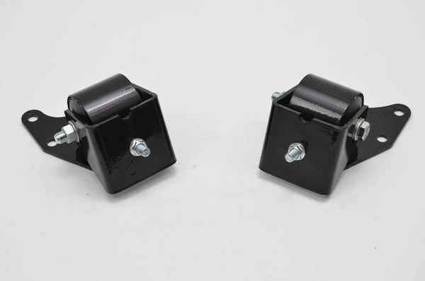 Innovative 90-93 Mazda Miata NA 1.6L Black Steel Replacement Mounts 75A Bushings (No Trans Mount) main image 1