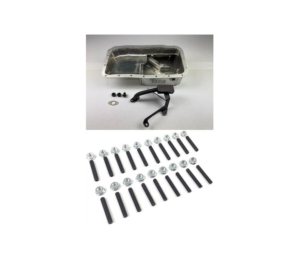 5QT baffled racing oil pan for Honda Acura B series engine
