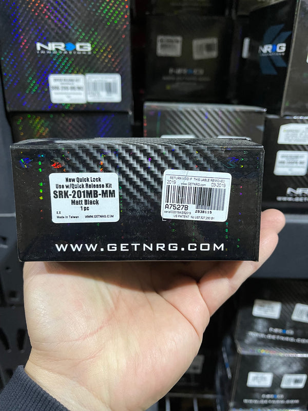 NRG SPINNING LOCK MAD MIKE BLACK 2ND GEN HIGH SECURITY LOCK SRK-201MB-