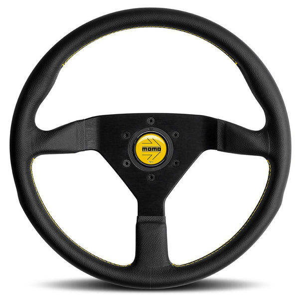 MOMO MONTE CARLO STEERING WHEEL (350mm/BLACK LEATHER W
