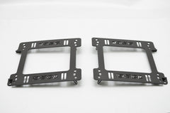 1320 Performance Steel Seat Brackets For 88-89 Honda CRX Si & 90-91 CRX – Black Adapter Rails