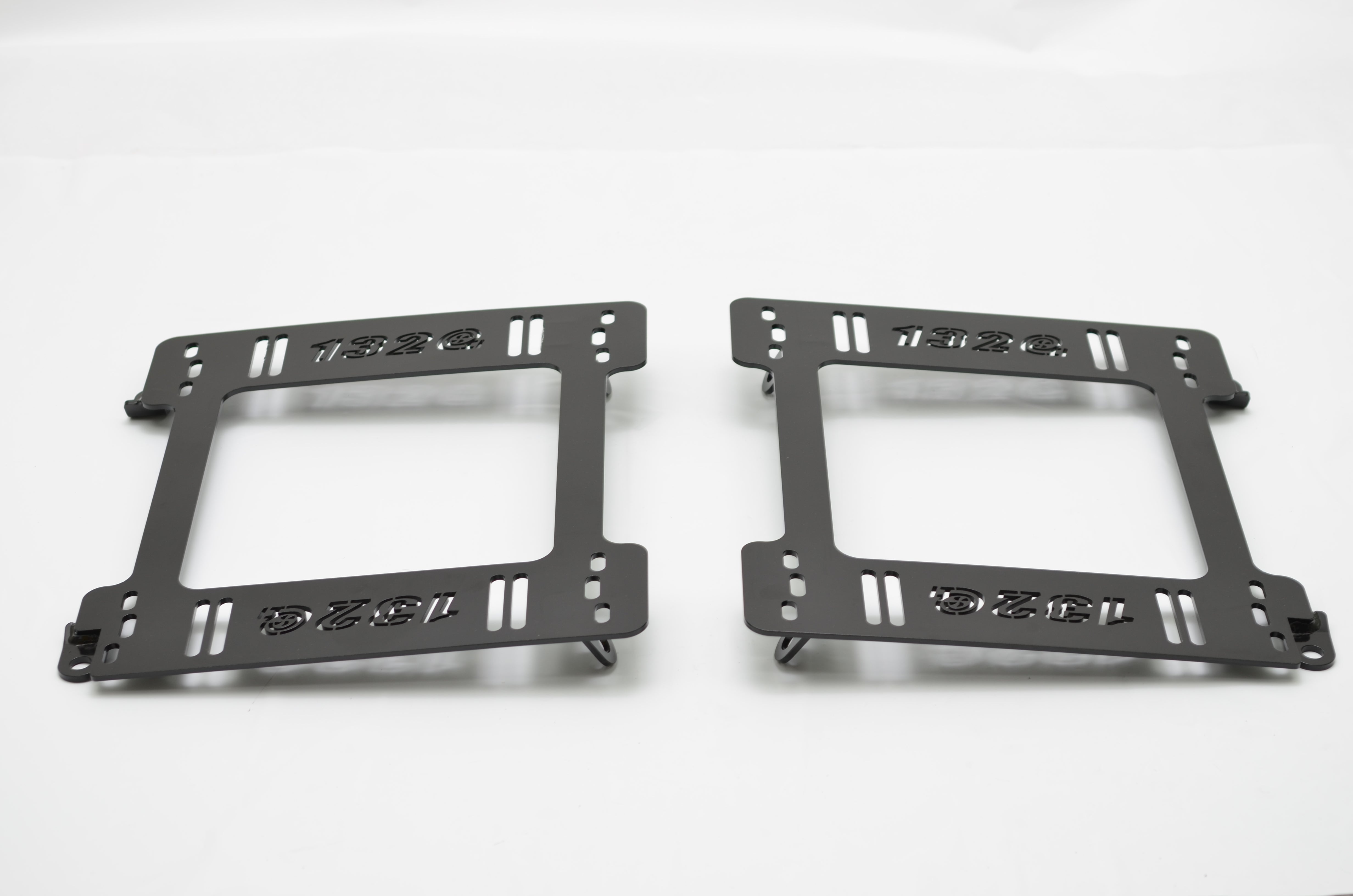 1320 Performance Seat Bracket Kit For 2012-2015 Honda Civic - Steel Base Rail, Black