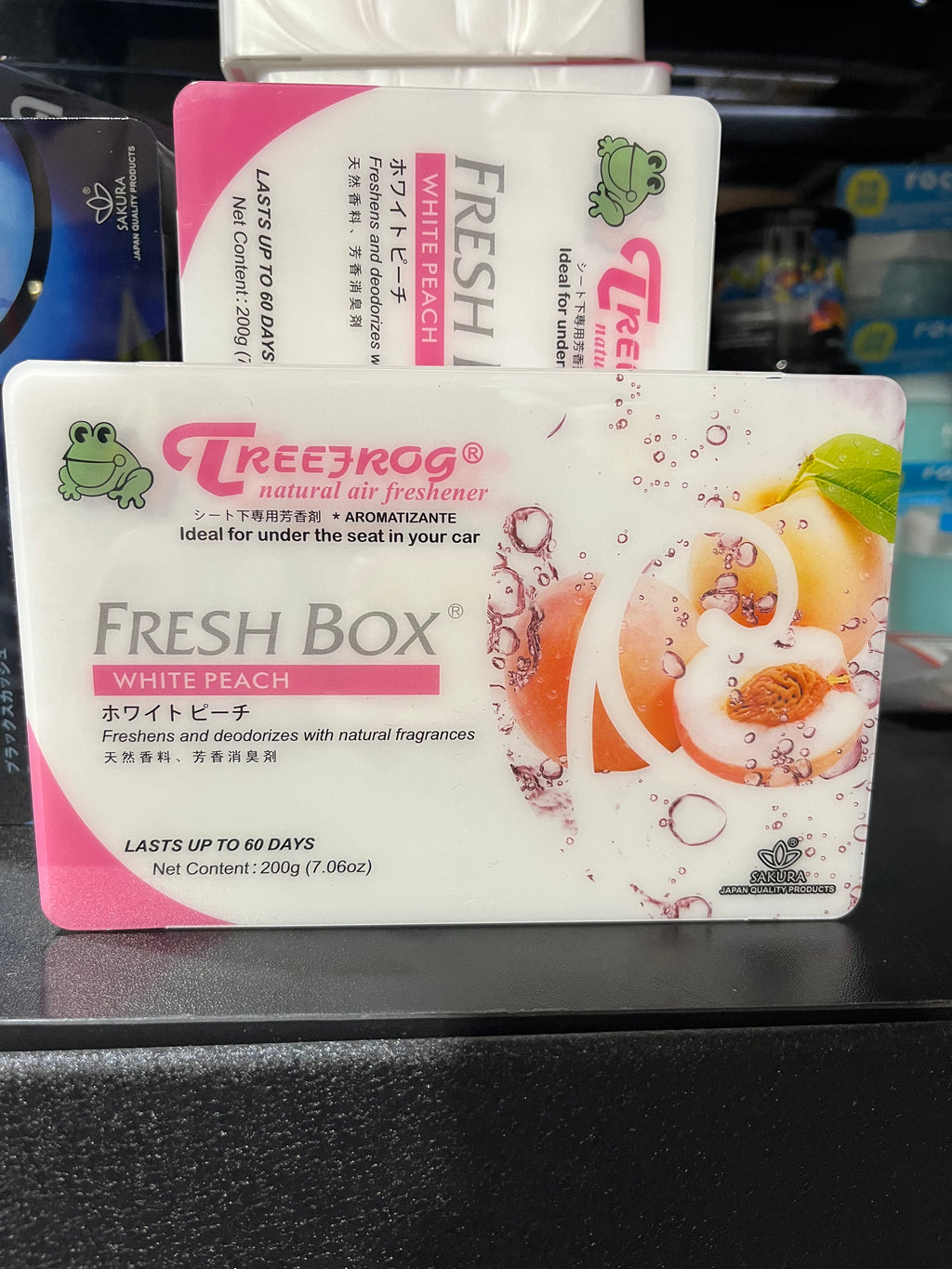 Tree Frog Natural air freshener Large (White Peach)