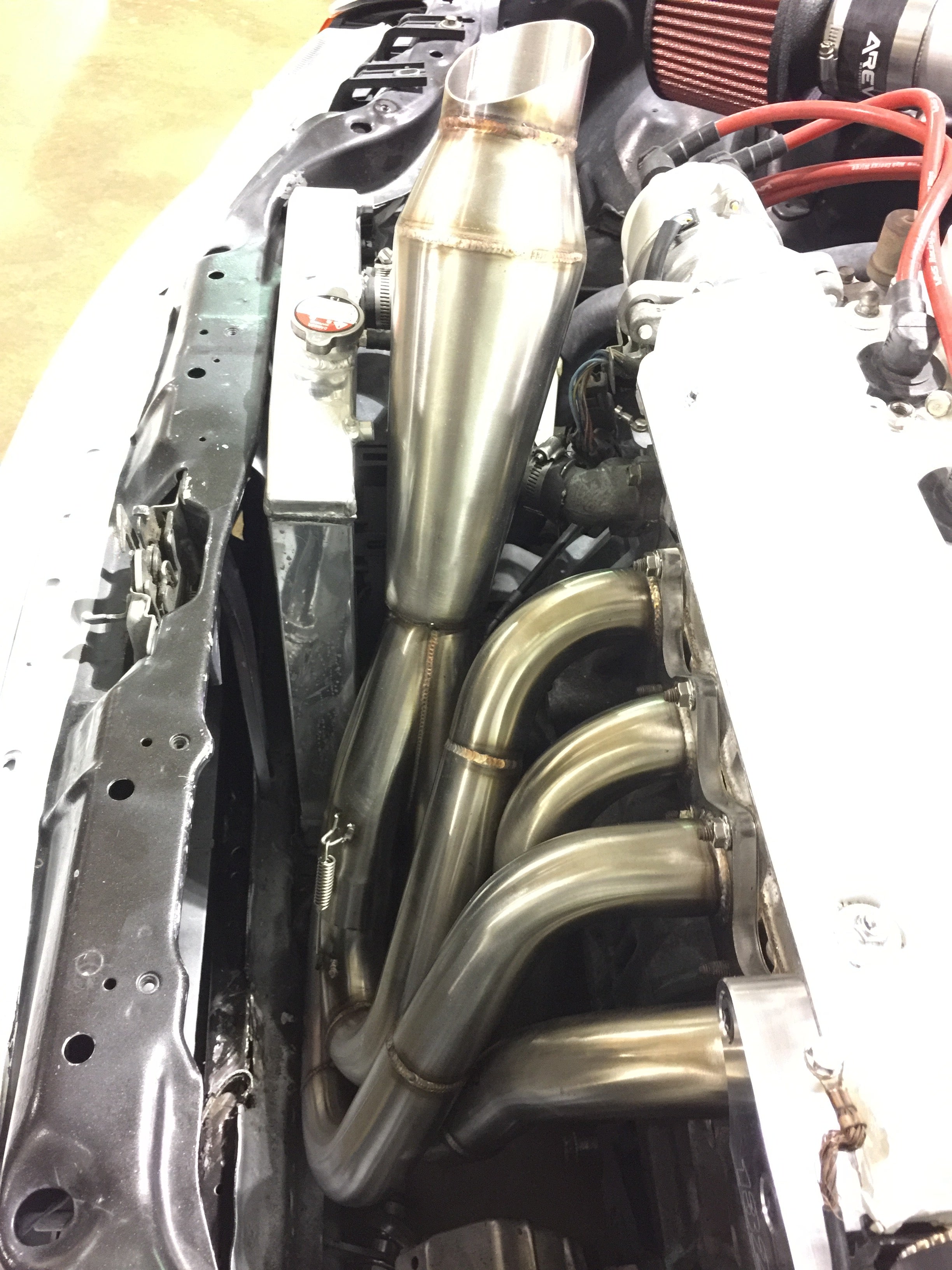 H SERIES HOOD EXIT BIG TUBE MEGAPHONE RACE HEADER H22A H23 H22A4 F20B