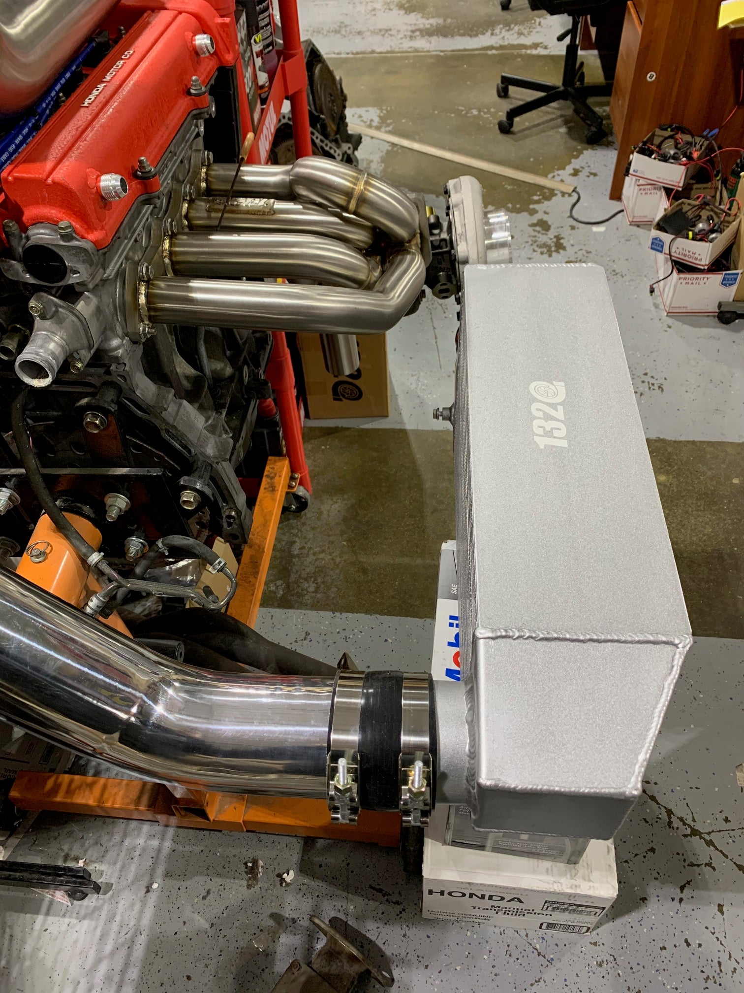 singlecusk様⁂ SFWD intercooler forward facing universal IC1