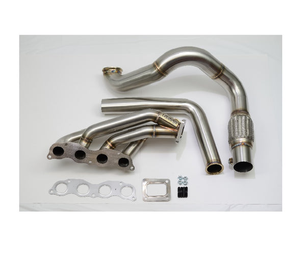 K Series sidewinder T4 60mm WG turbo manifold k20 k24 exit pipes