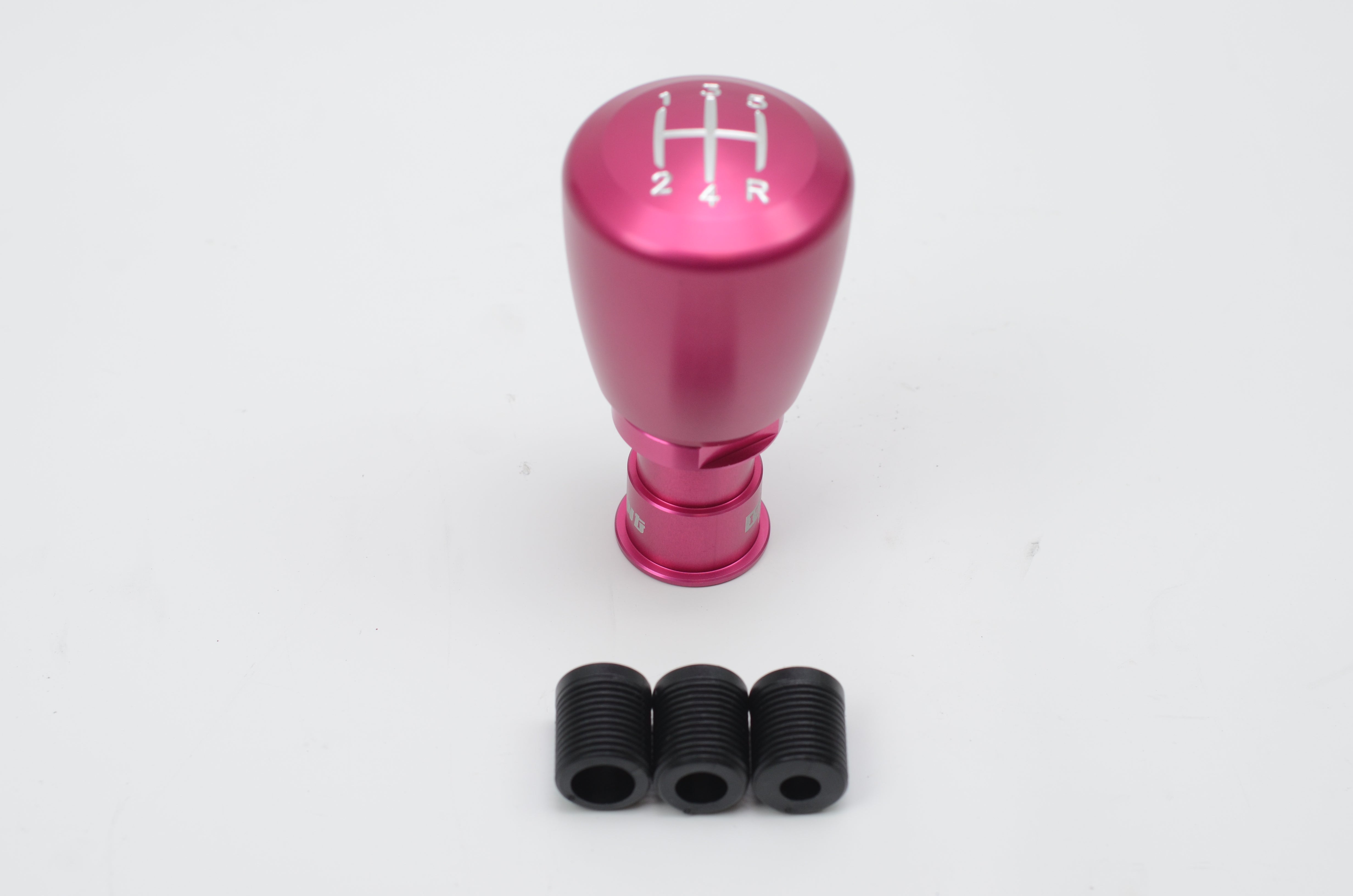 pink gear Universal 5 speed shift knob in pink finish