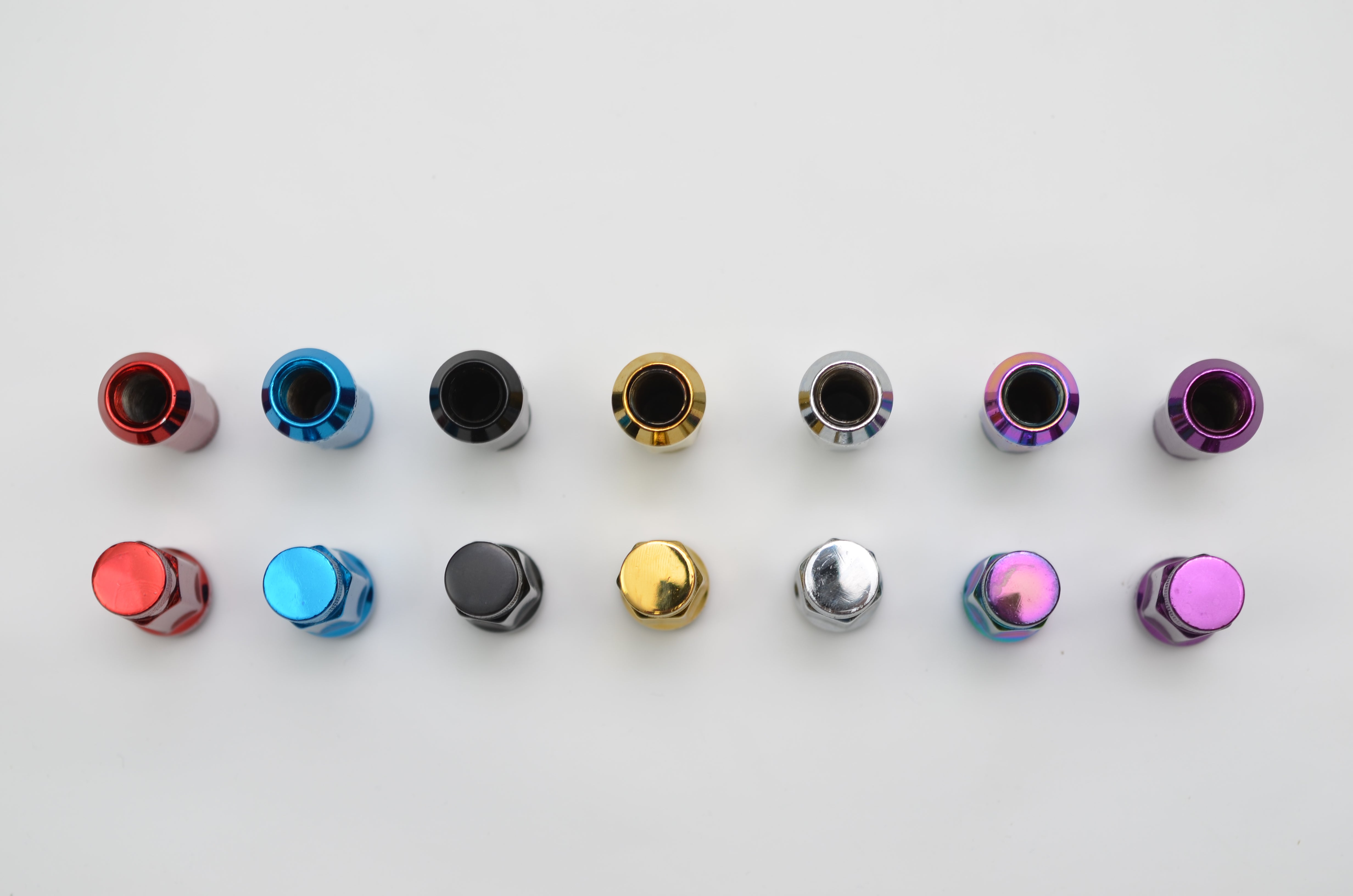 Z Racing Purple 12x1.25mm Close Ended Steel Spline Drive Lug Nuts - Acorn Conical