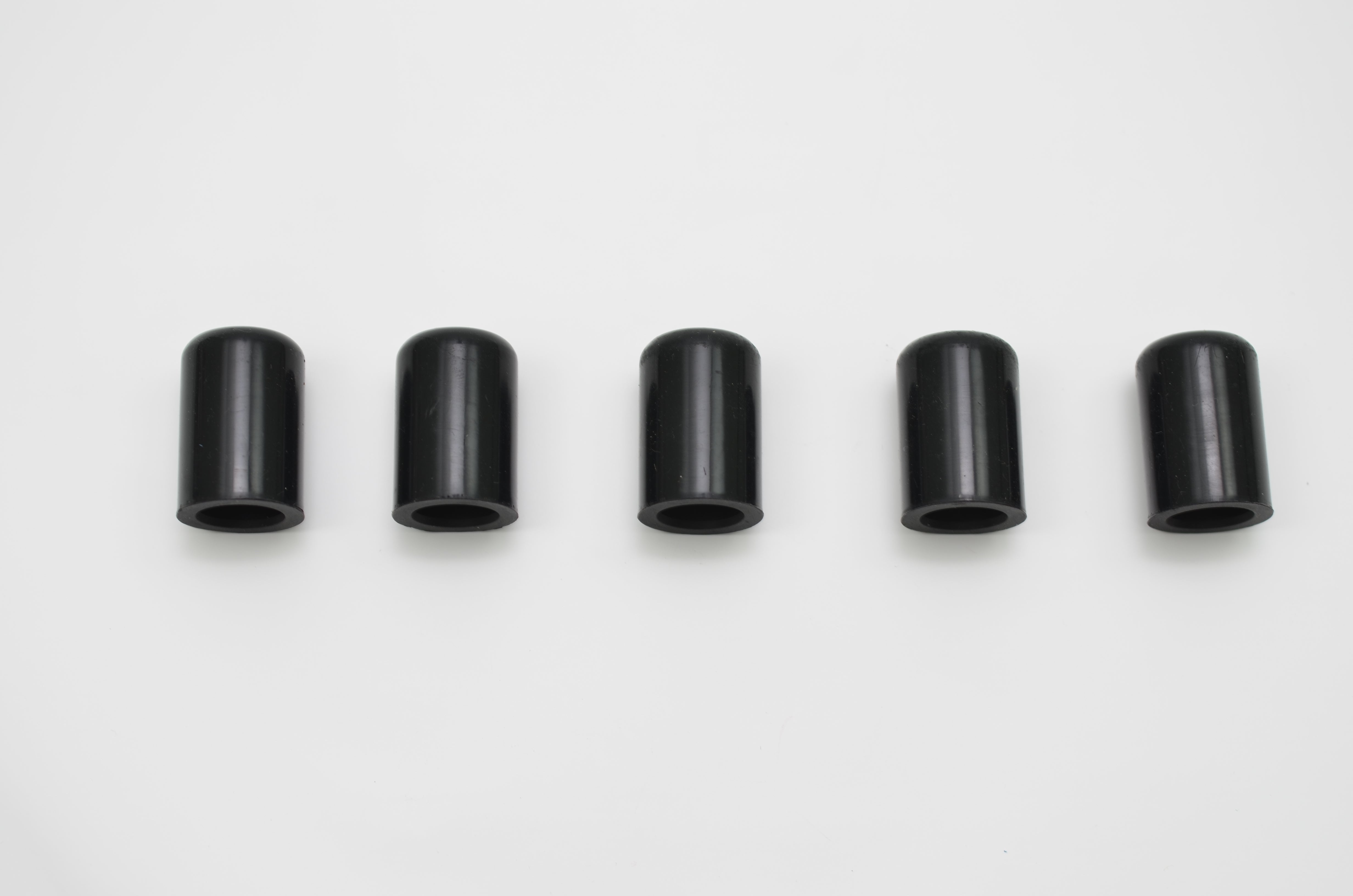 25 Pack Of 7/8 Inch ID High Temp Silicone Rubber Caps - For Powder Coating, Cerakote, Vacuum Masking