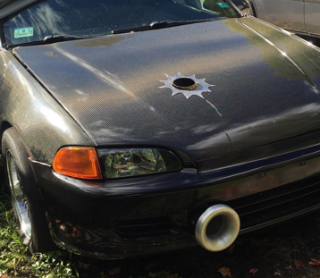 hood exit pipe heat shield