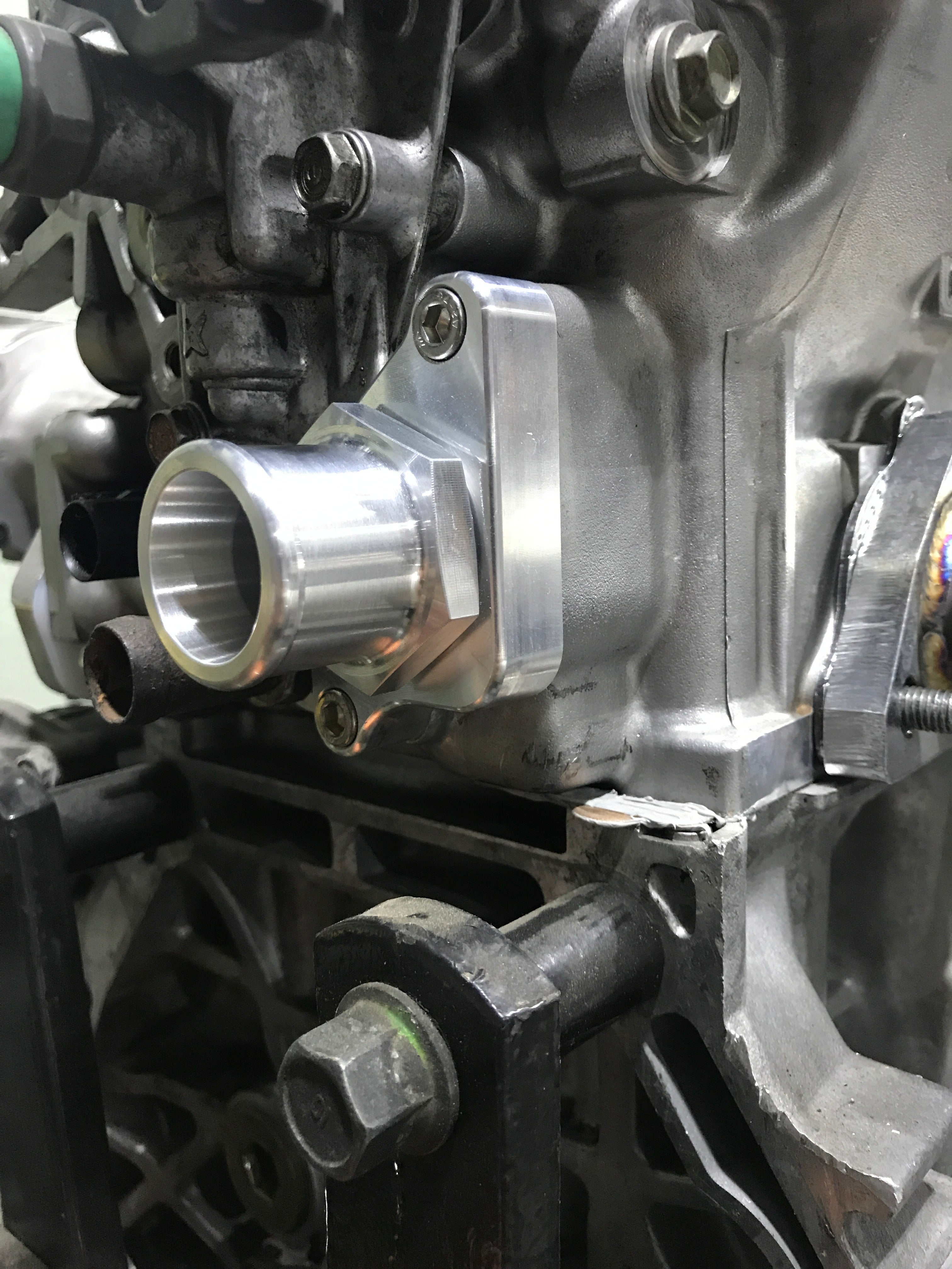 1320 Performance B-Series CNC Billet Water Neck – Fits B16A/B16A2/B16A3 – 6061-T6 Aluminum