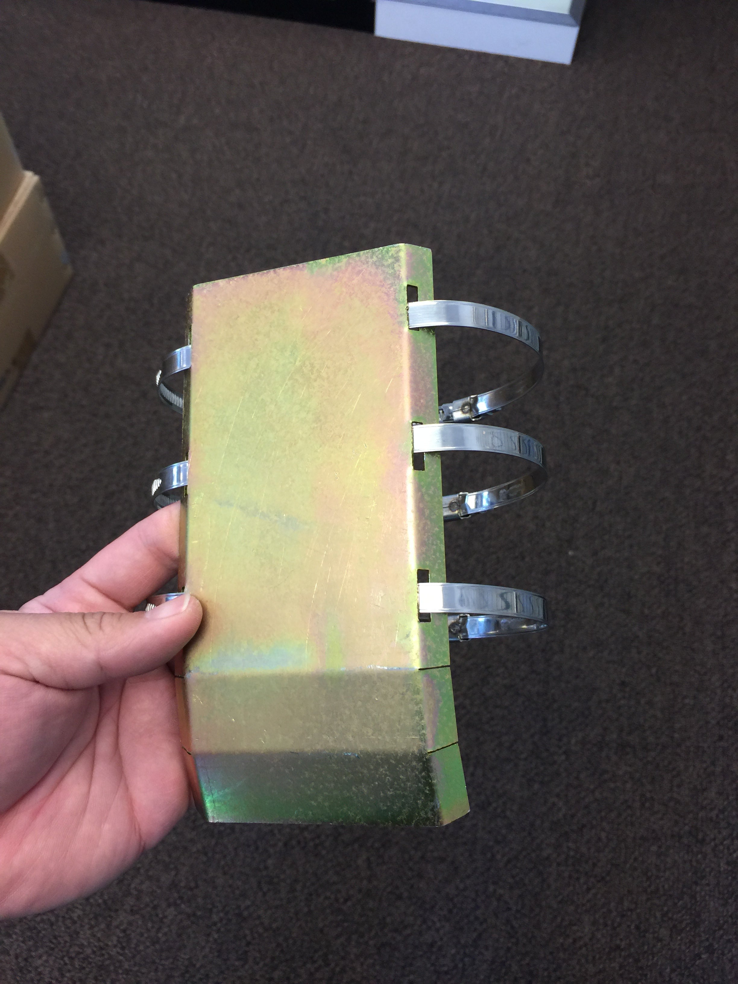 Header Closure Plate Steel header skid plate