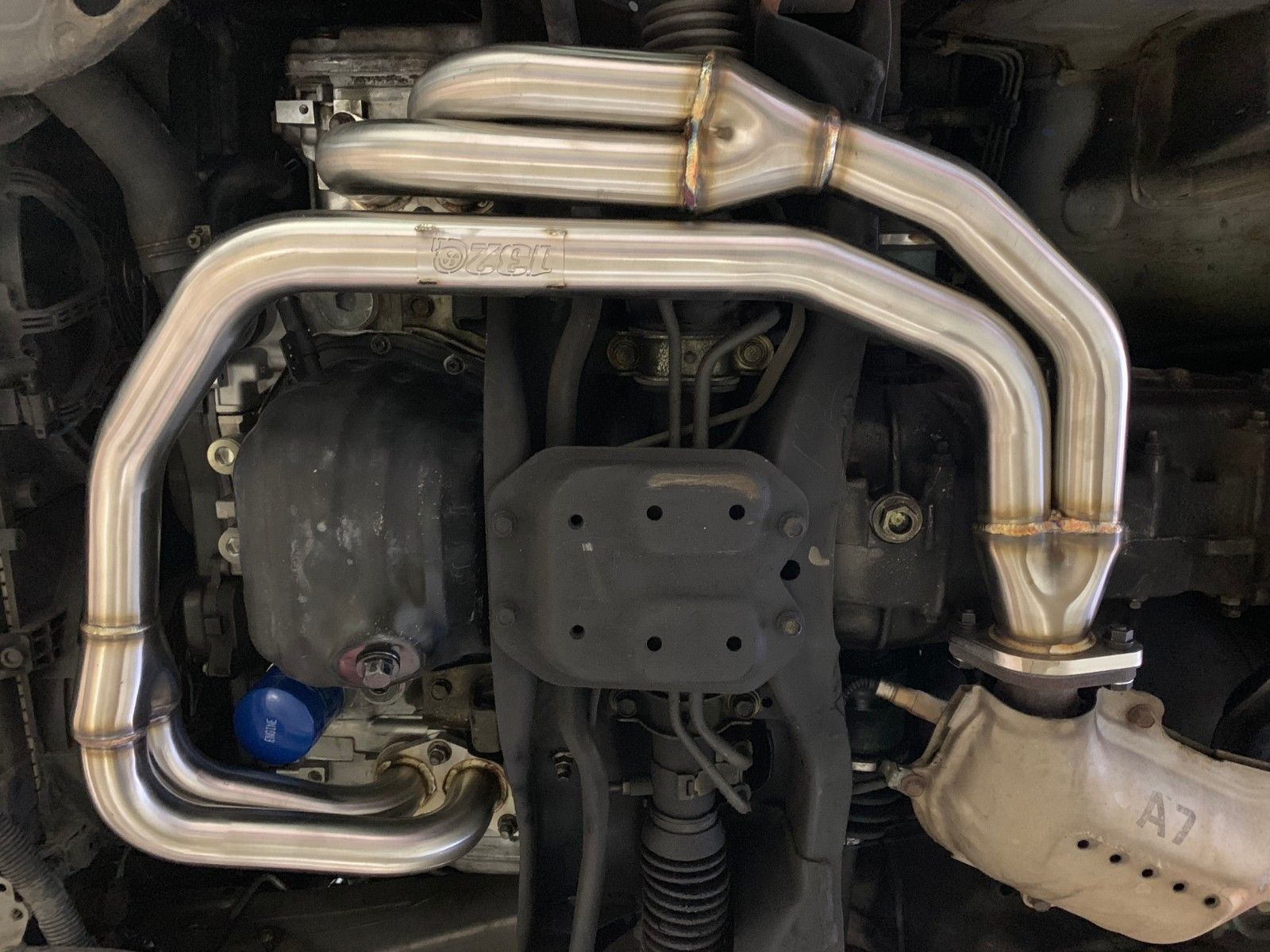 Stock Header 1320 Performance Stainless steel UEL Header for IMPREZA 2.5 RS ej25 ...