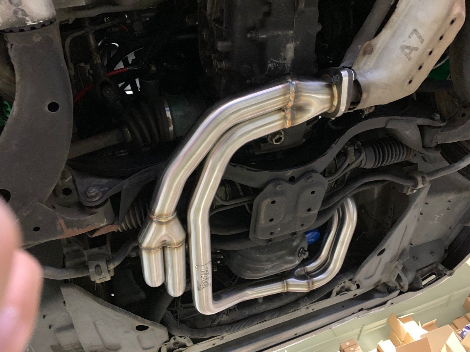1320 Performance Stainless steel UEL Header for IMPREZA 2.5 RS ej25 ...