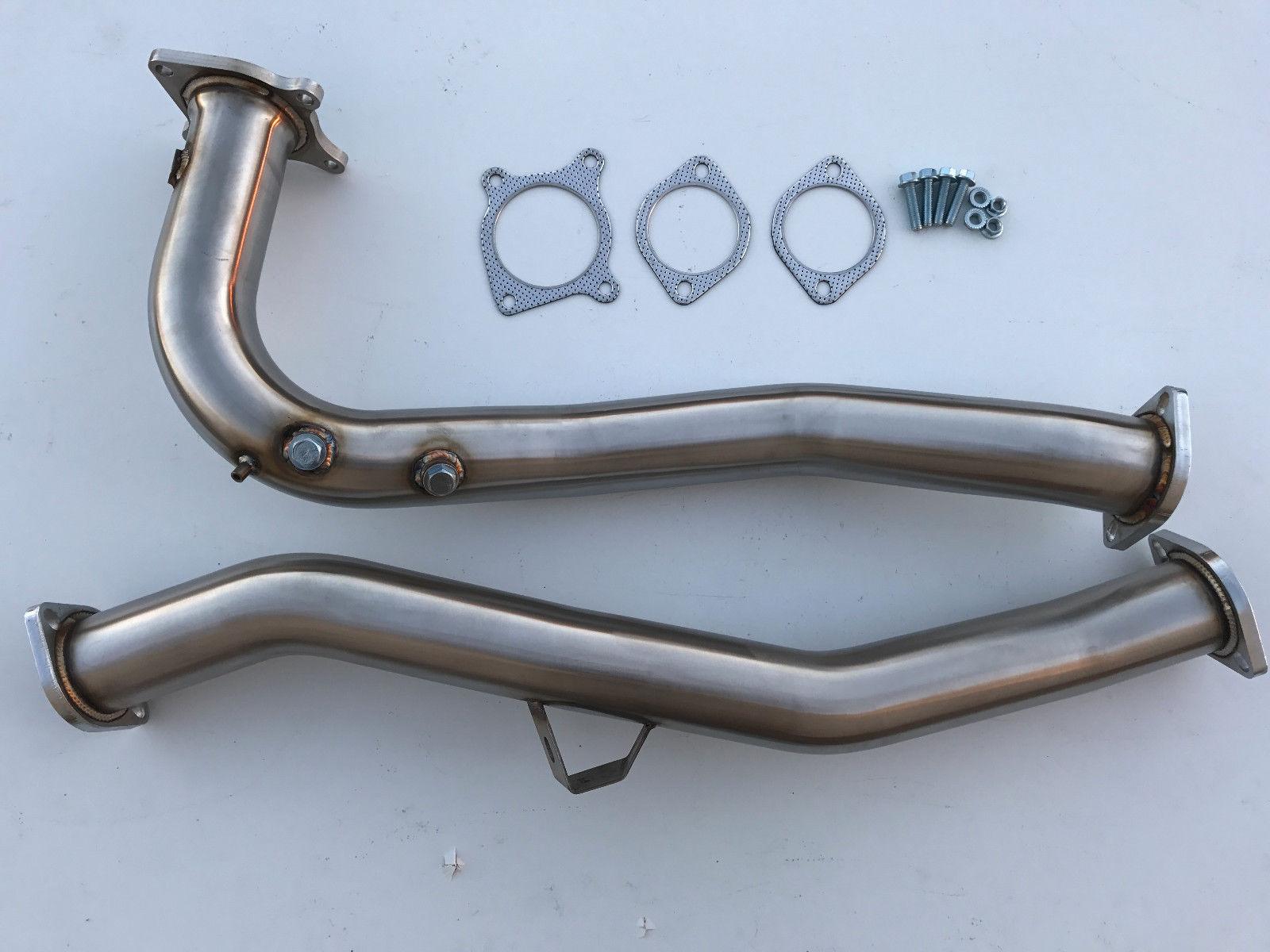 O2 Sensor J Pipe 1320 Performance 2015+ WRX Manual downpipe catless dual o2 bung J pipe ...